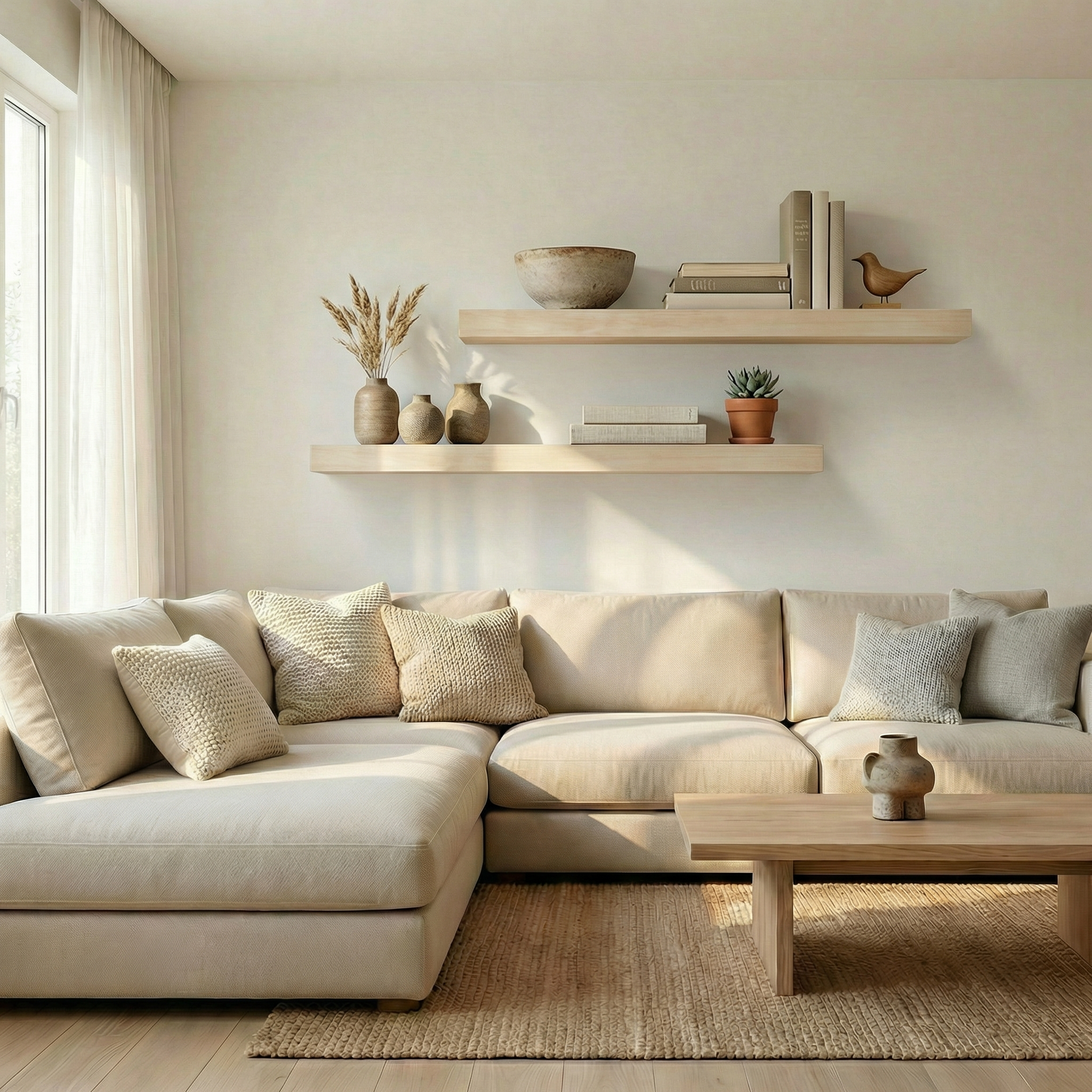 Hewn Floating Kitchen Shelf