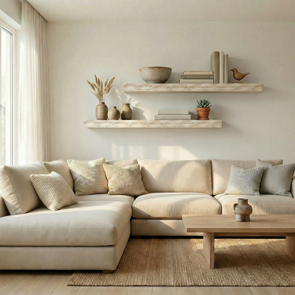 Hewn Floating Kitchen Shelf