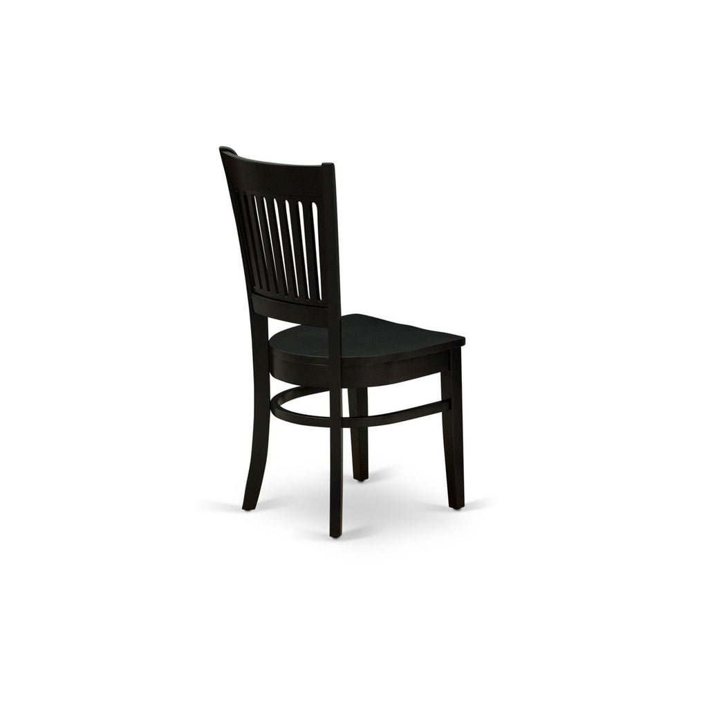 3-Piece Kitchen Dining Set with Slatted Chairs
