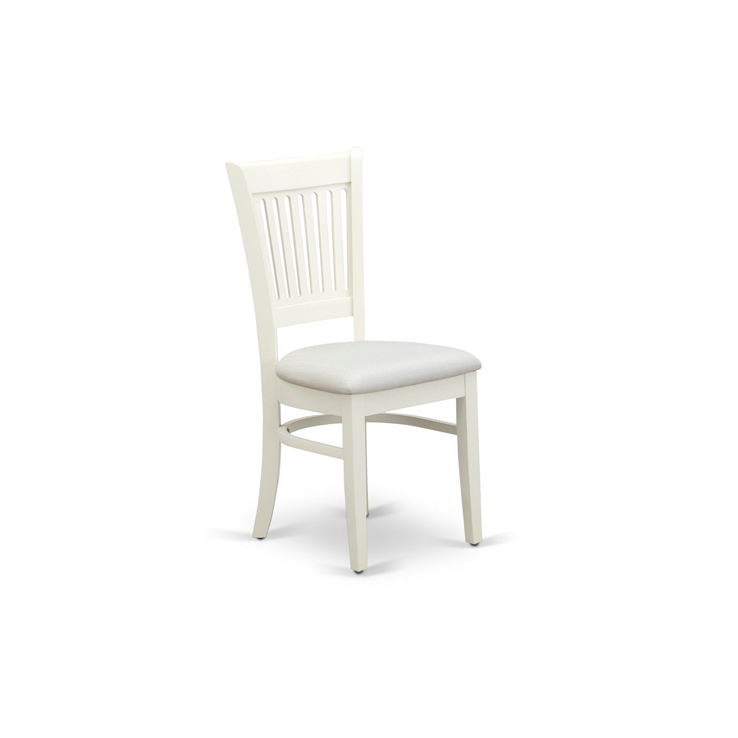 Linen White 5-Piece Dining Set with Upholstered Chairs