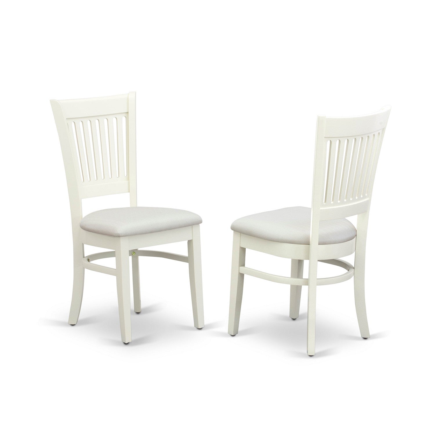 Linen White 3-Piece Round Dining Set