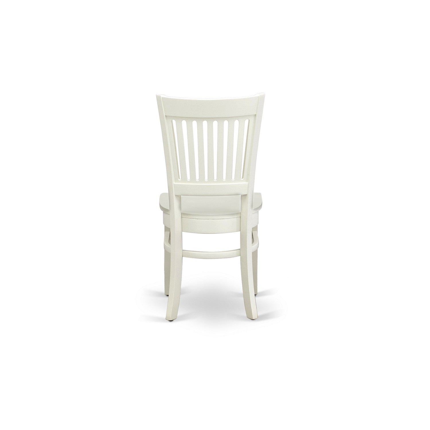 Linen White 5-Piece Dining Set with Wood Chairs
