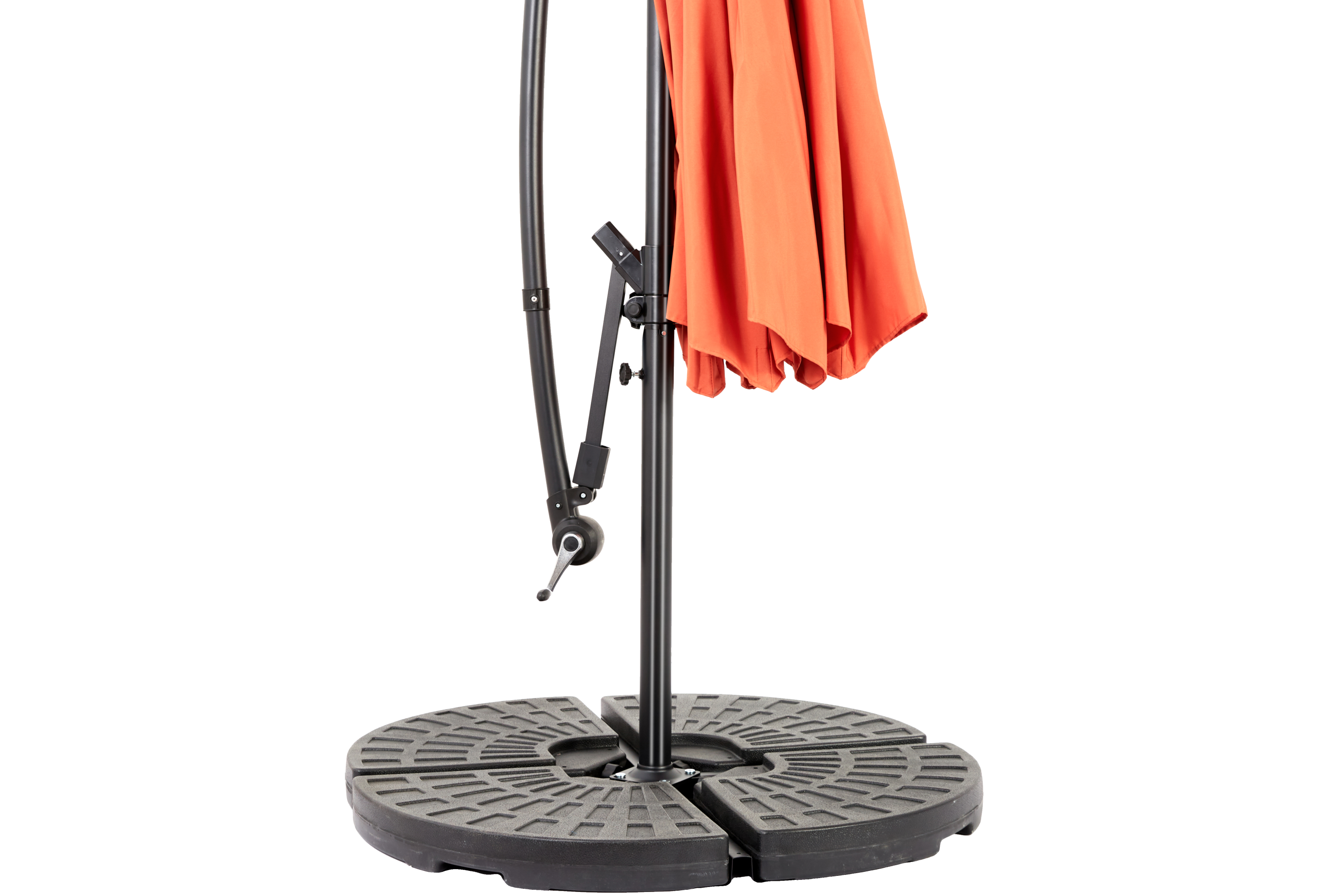 10ft Offset Hanging Market Patio Umbrella with Easy Tilt Adjustment