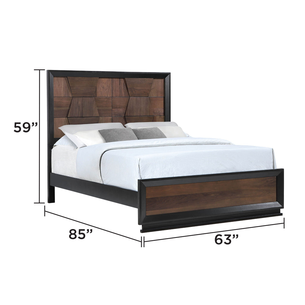 Houston Walnut Bedroom Set