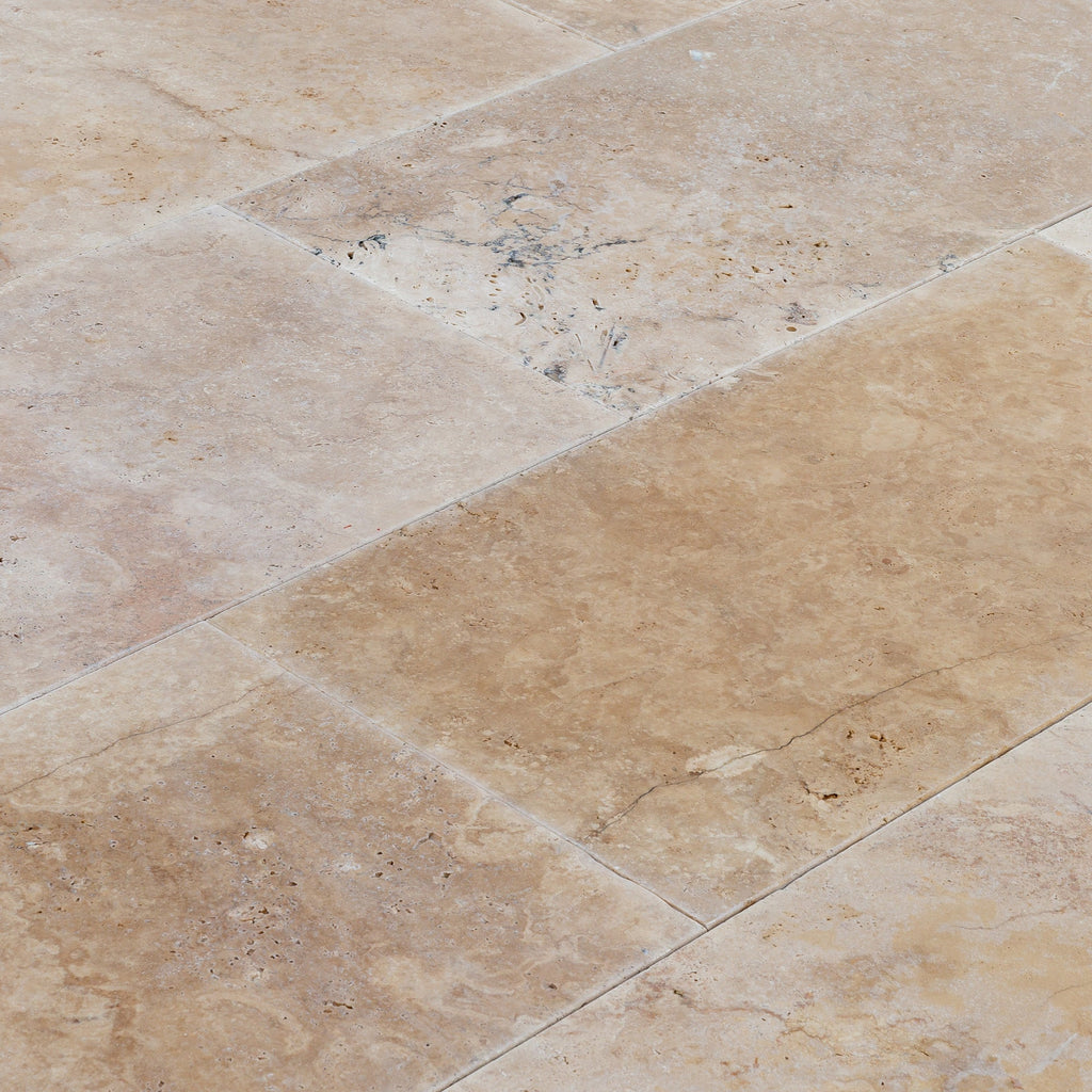 Aspendos Tumbled Travertine Pavers