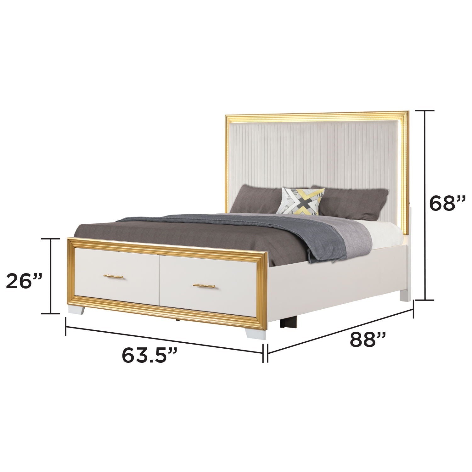 Obsession - Bedroom Set & LED
