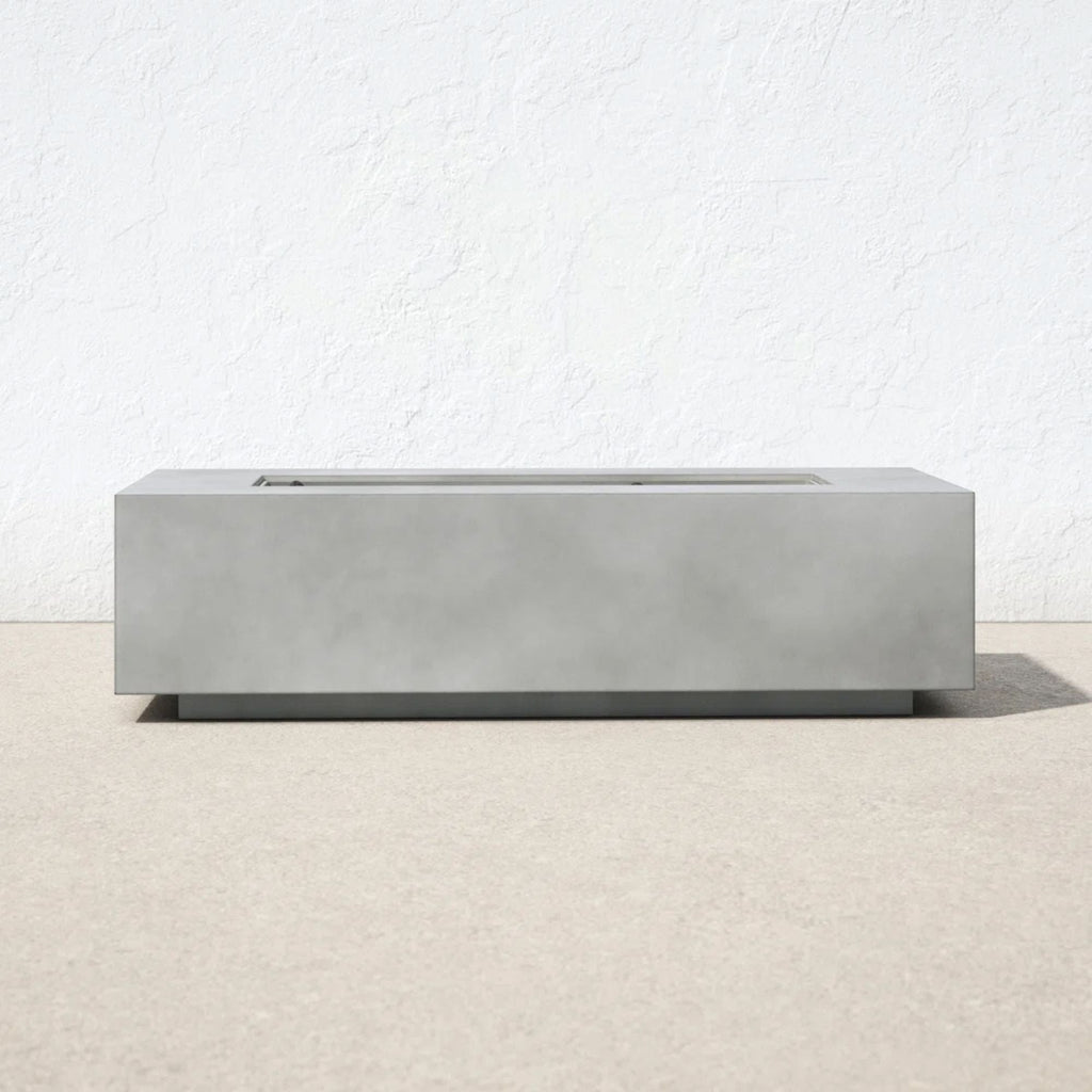 Modern Concrete Design Propane Outdoor Fire Pit Table