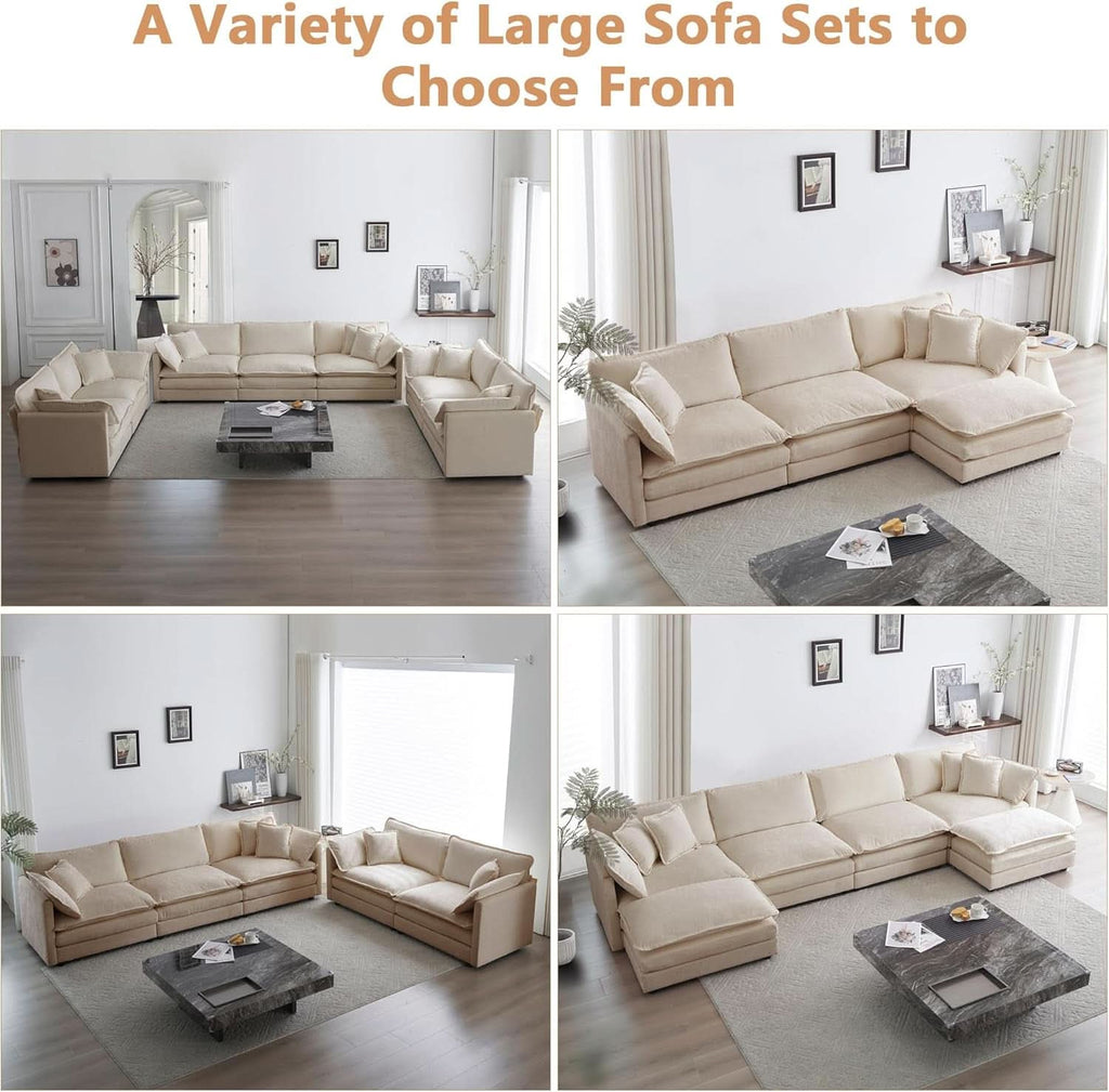Light Coffee Chenille Loveseat and Armchair Set