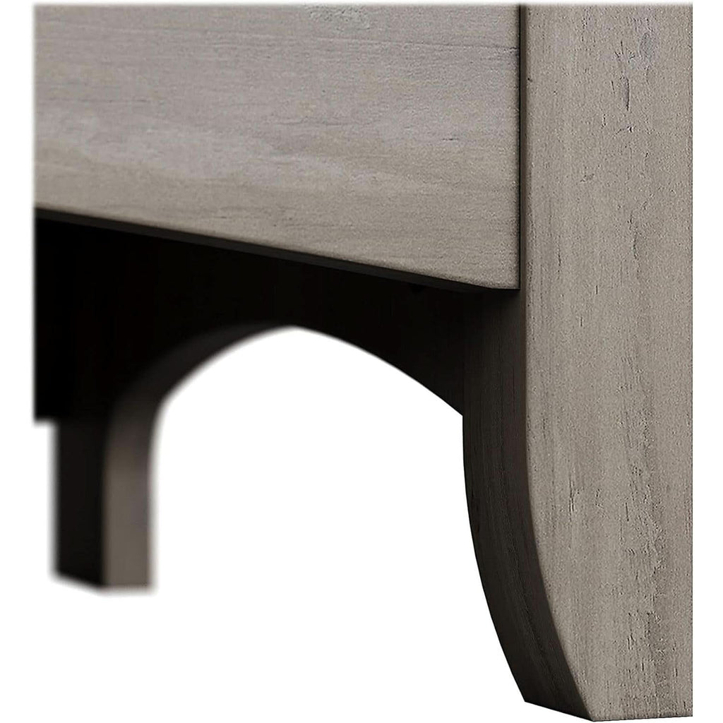 Salinas 63 Inch High Bookcase Driftwood Gray Modern