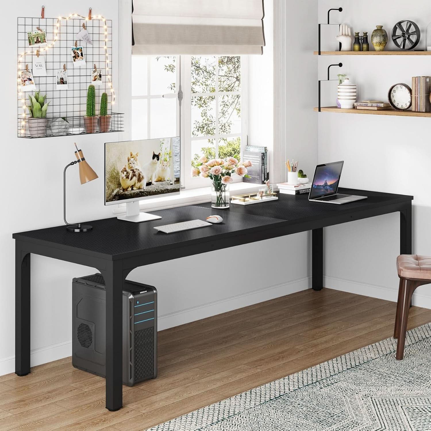 78.7-Inch Two-Person Industrial Desk
