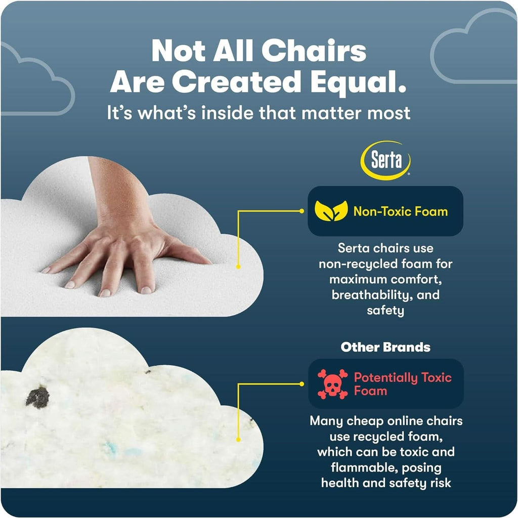 Black Executive Office Chair With Air Lumbar Technology