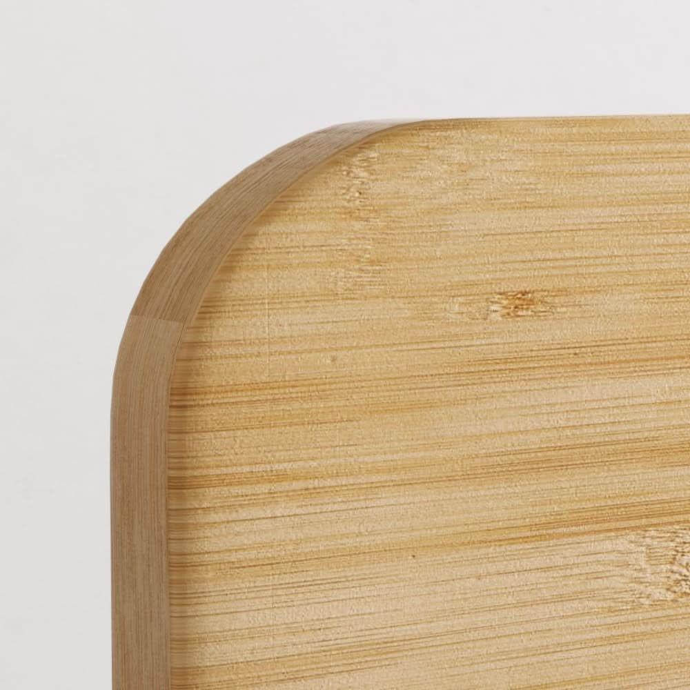 Natural Bamboo Twin XL Headboard Easy Tool Free Setup