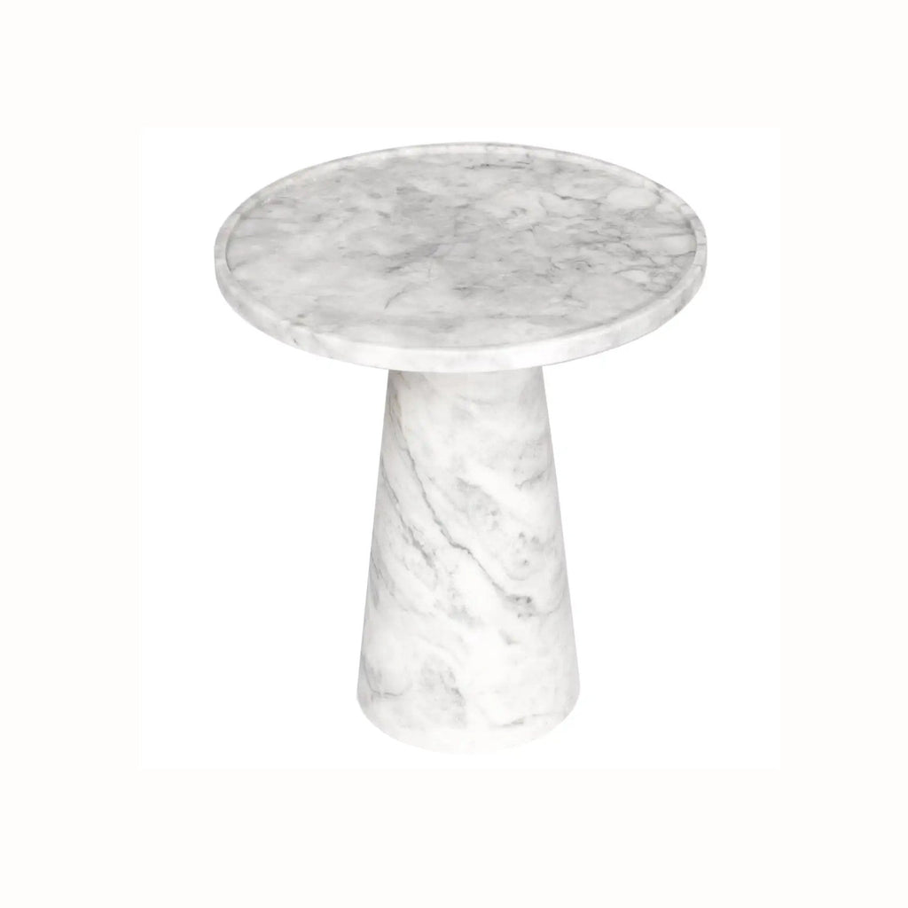 Natural Stone Mushroom Design Side/End Table (H)21" (D)15"