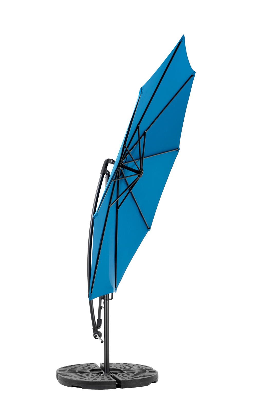 10ft Offset Hanging Market Patio Umbrella with Easy Tilt Adjustment
