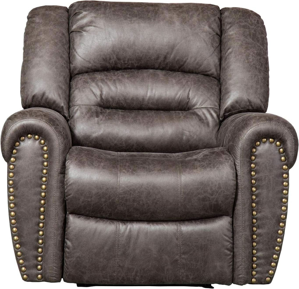 Electric Recliner Chair Smoky Gray With USB Port Theater