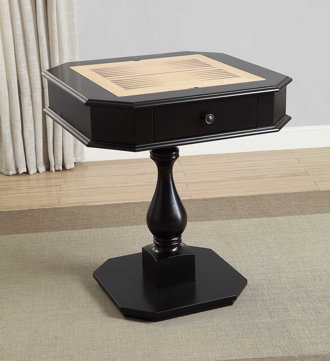 Bishop Reversible Chess & Checkers Game Table