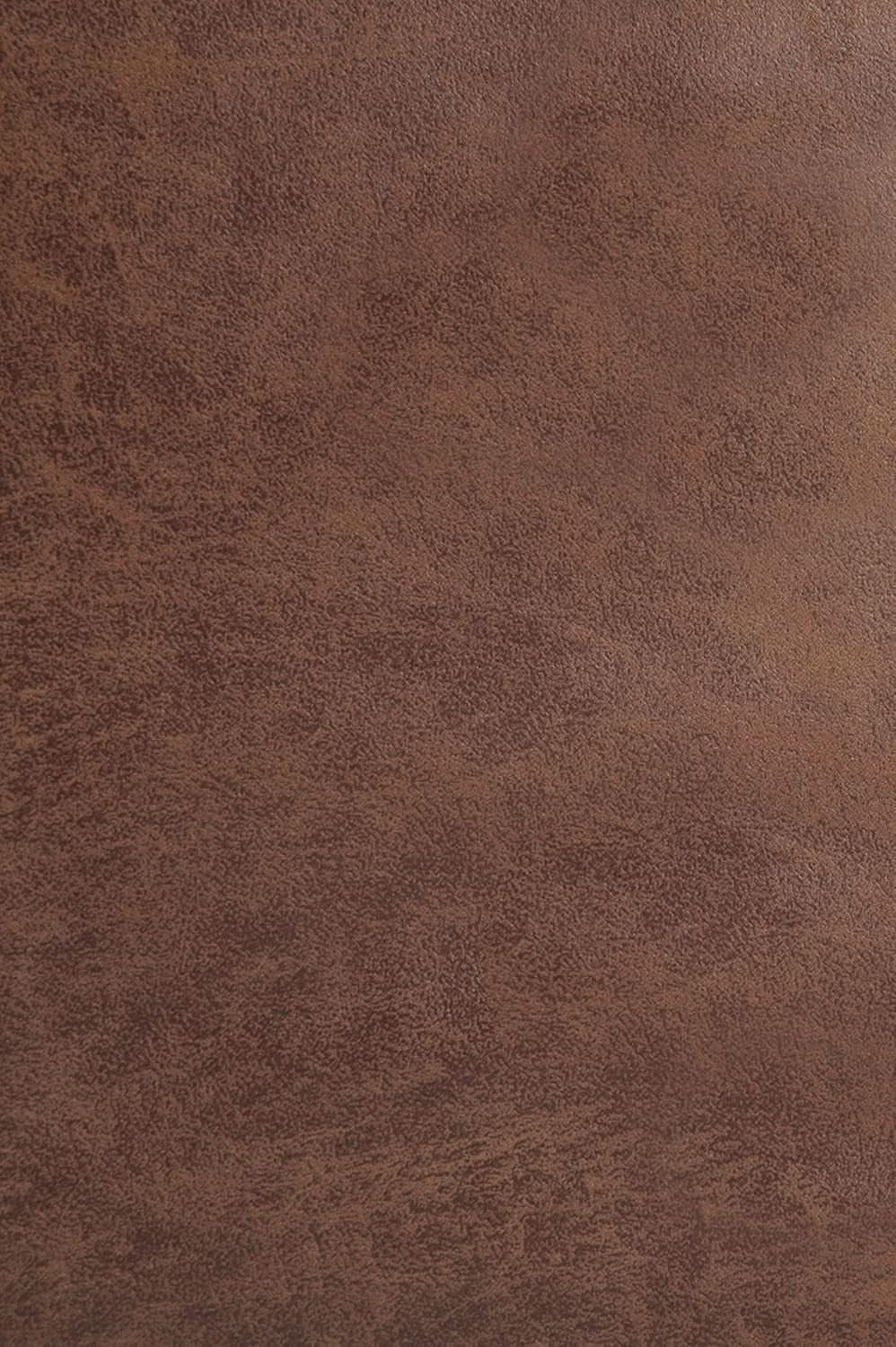 Distressed Umber 36 Inch Storage Ottoman Vegan Faux Leather