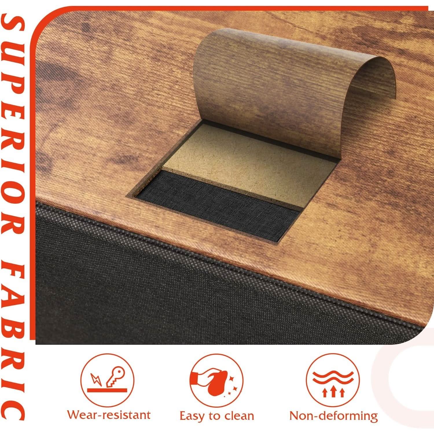 Four-Drawer Bedroom Dresser with Handles