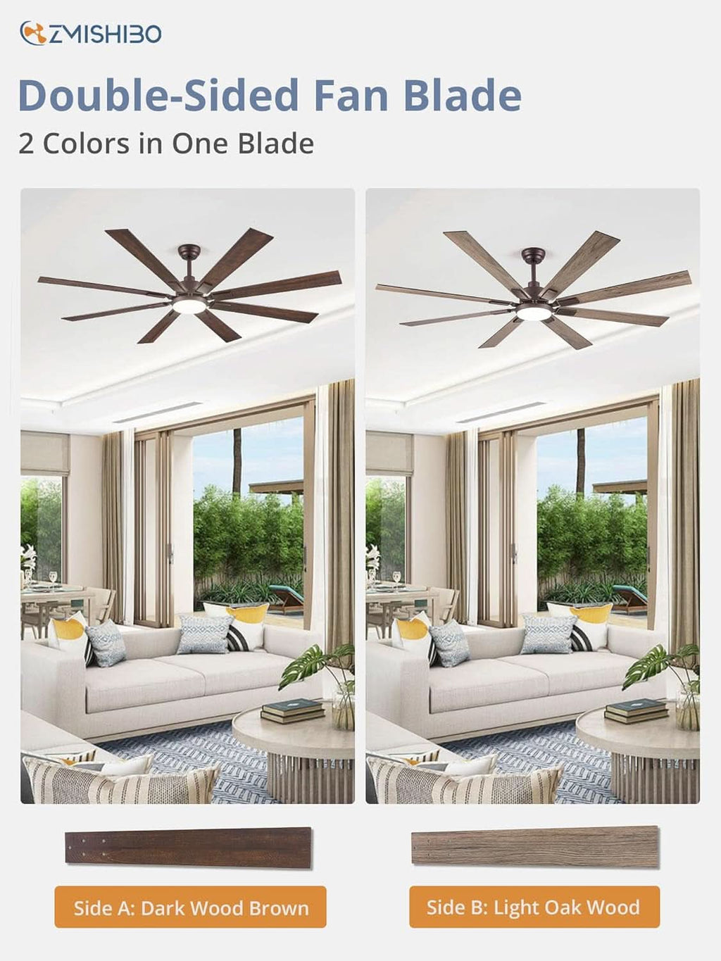 72 Inch Oil Rubbed Bronze Ceiling Fan With Lights Remote