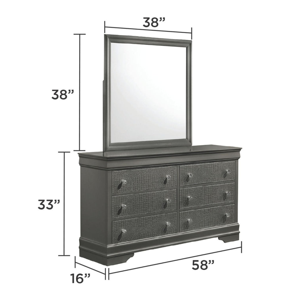 Blaze LED Upholstered Bedroom Set