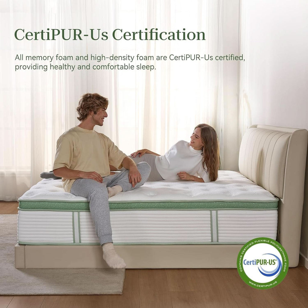 Queen 12 Inch Orthopedic Support Memory Foam Mattress