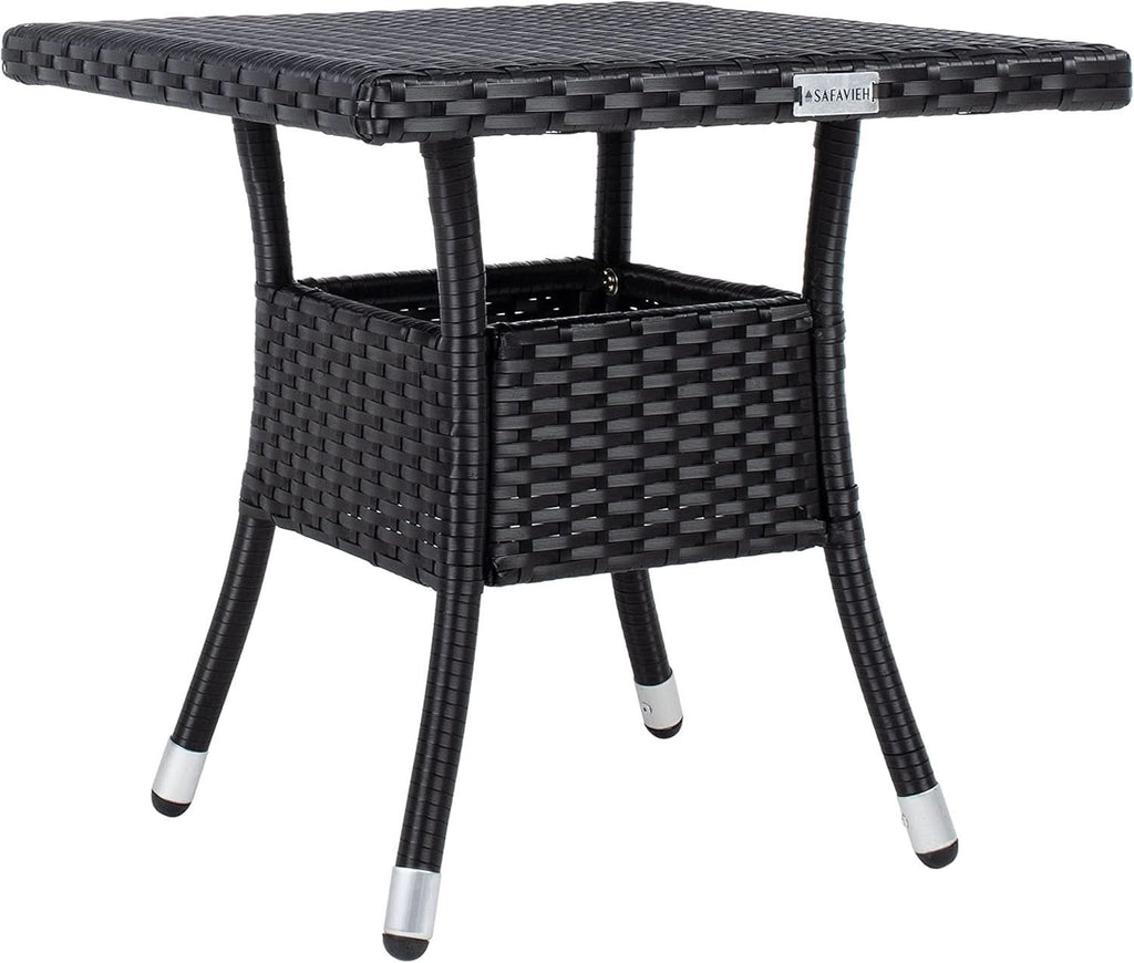 Outdoor Edna Black White Cushion 3 Piece Patio Lounge Set