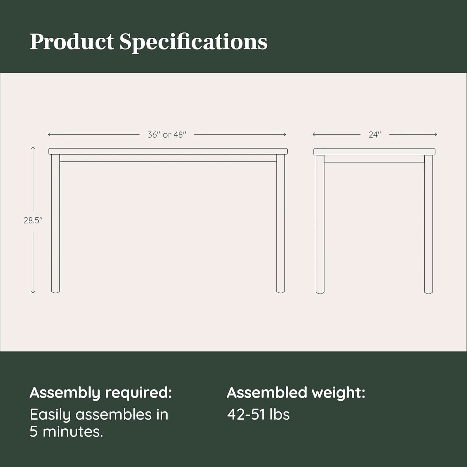 Functional Home Office Desk with Rounded Corners and Cable Notch