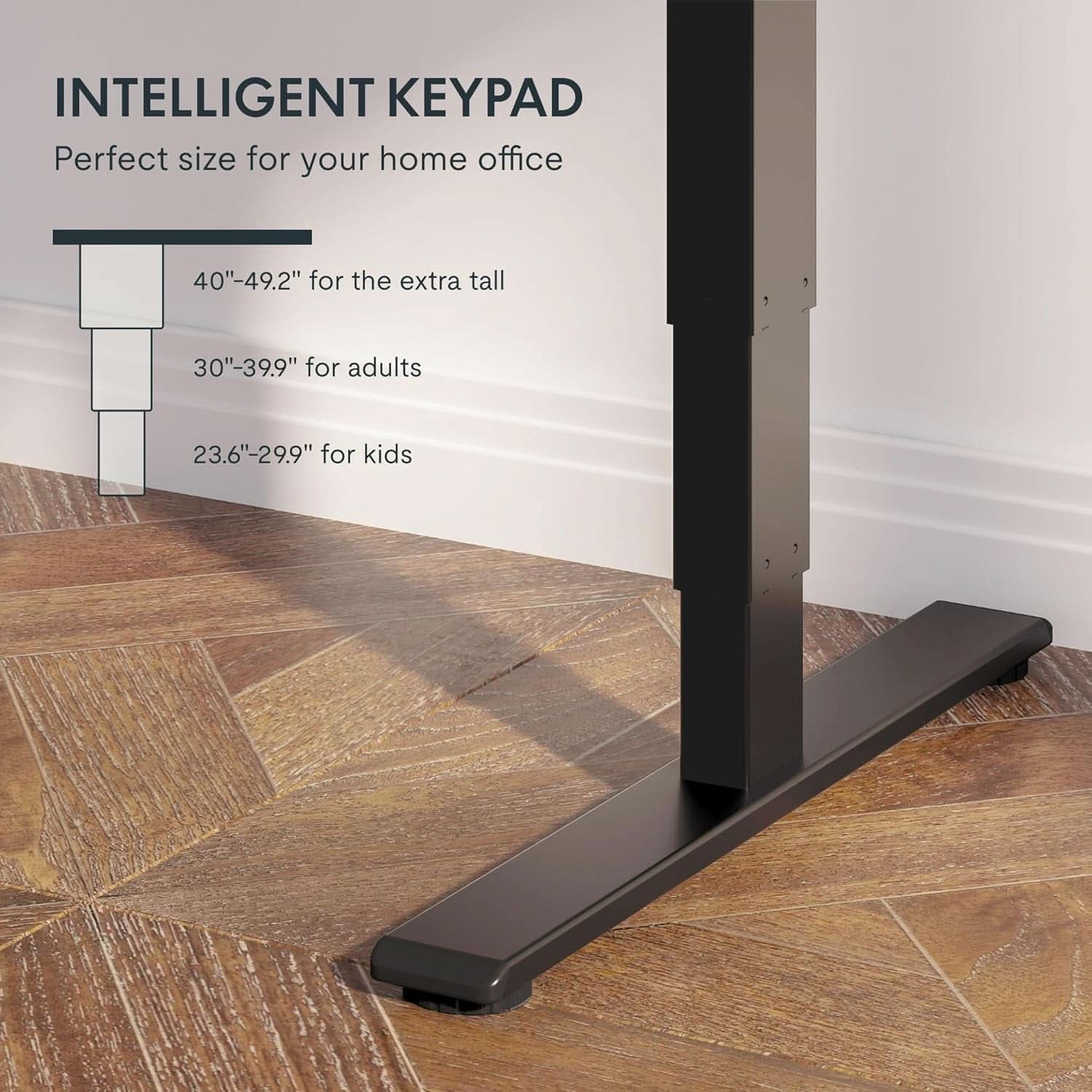 Height Adjustable Electric Standing Desk with Ergonomic Workspace