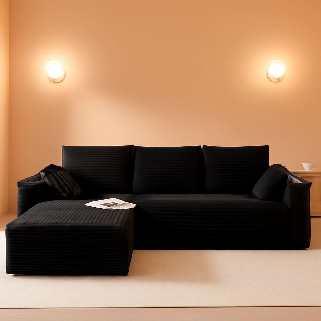 Large Modular Sectional Sofa with L-Shape Chaise