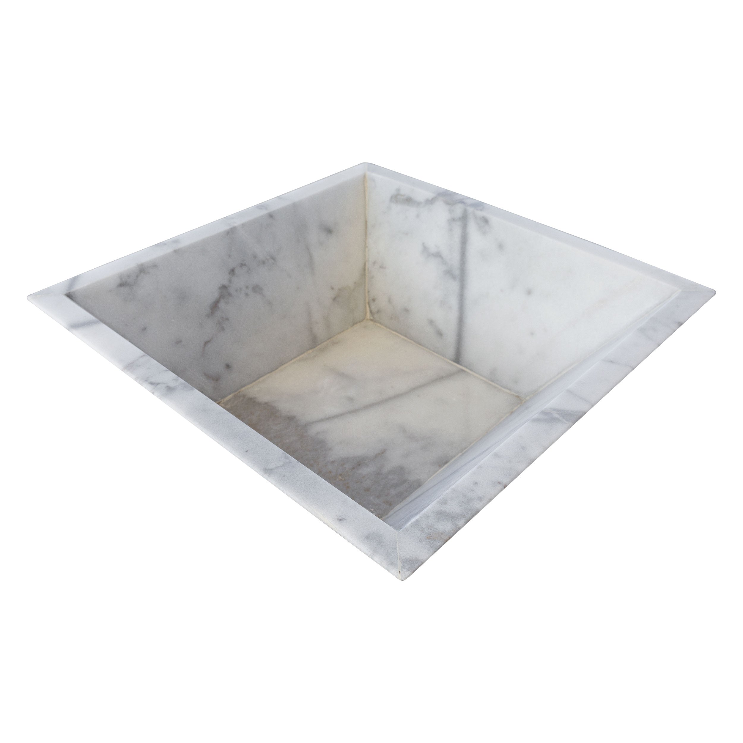 Turkish Carrara White Marble Natural Stone Fire Pit