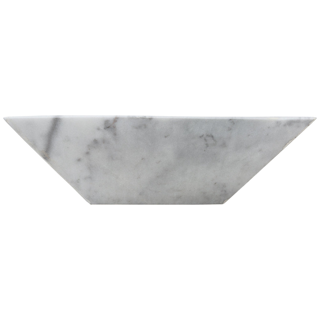 Turkish Carrara White Marble Natural Stone Fire Pit