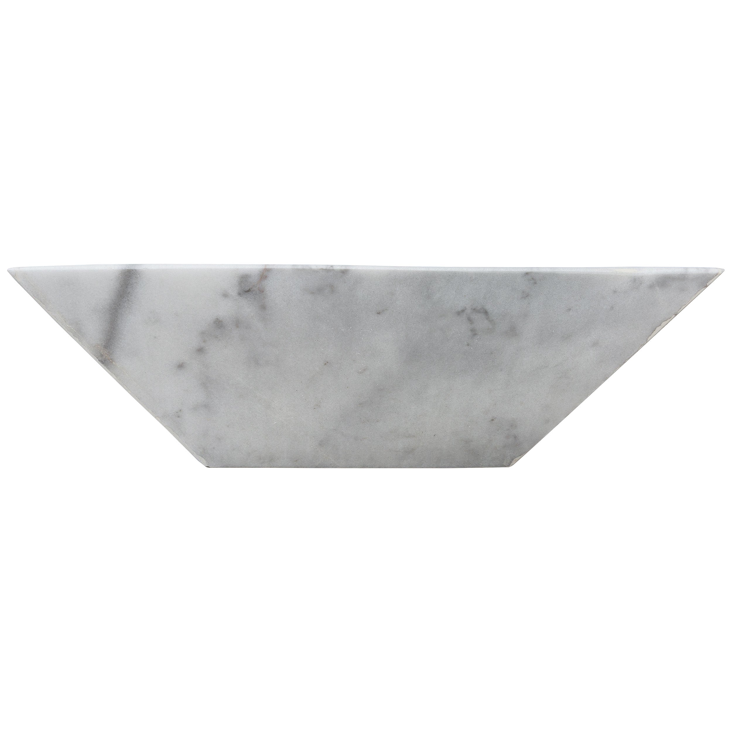 Turkish Carrara White Marble Natural Stone Fire Pit