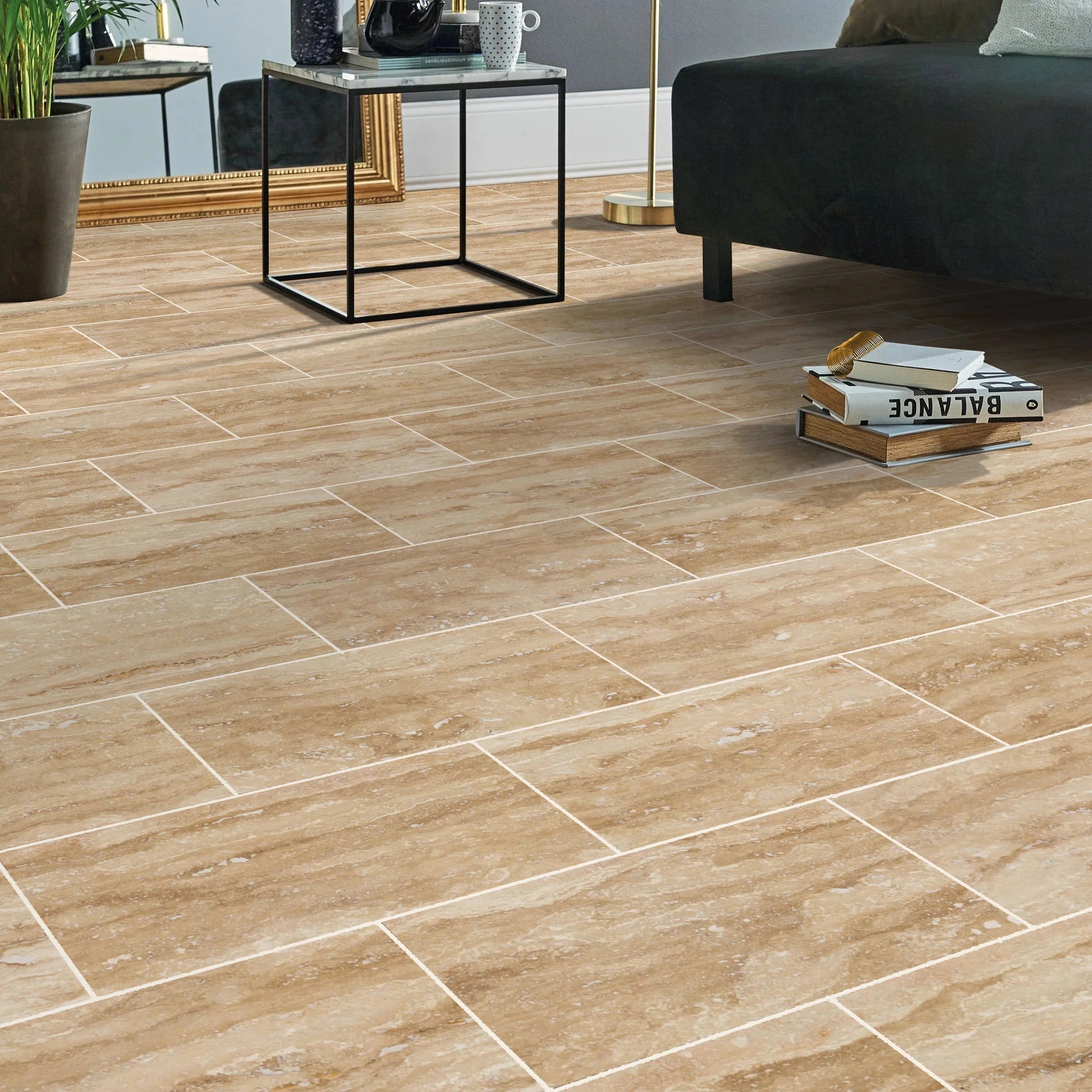 Patara Vein-cut Travertine Floor and Wall Tile