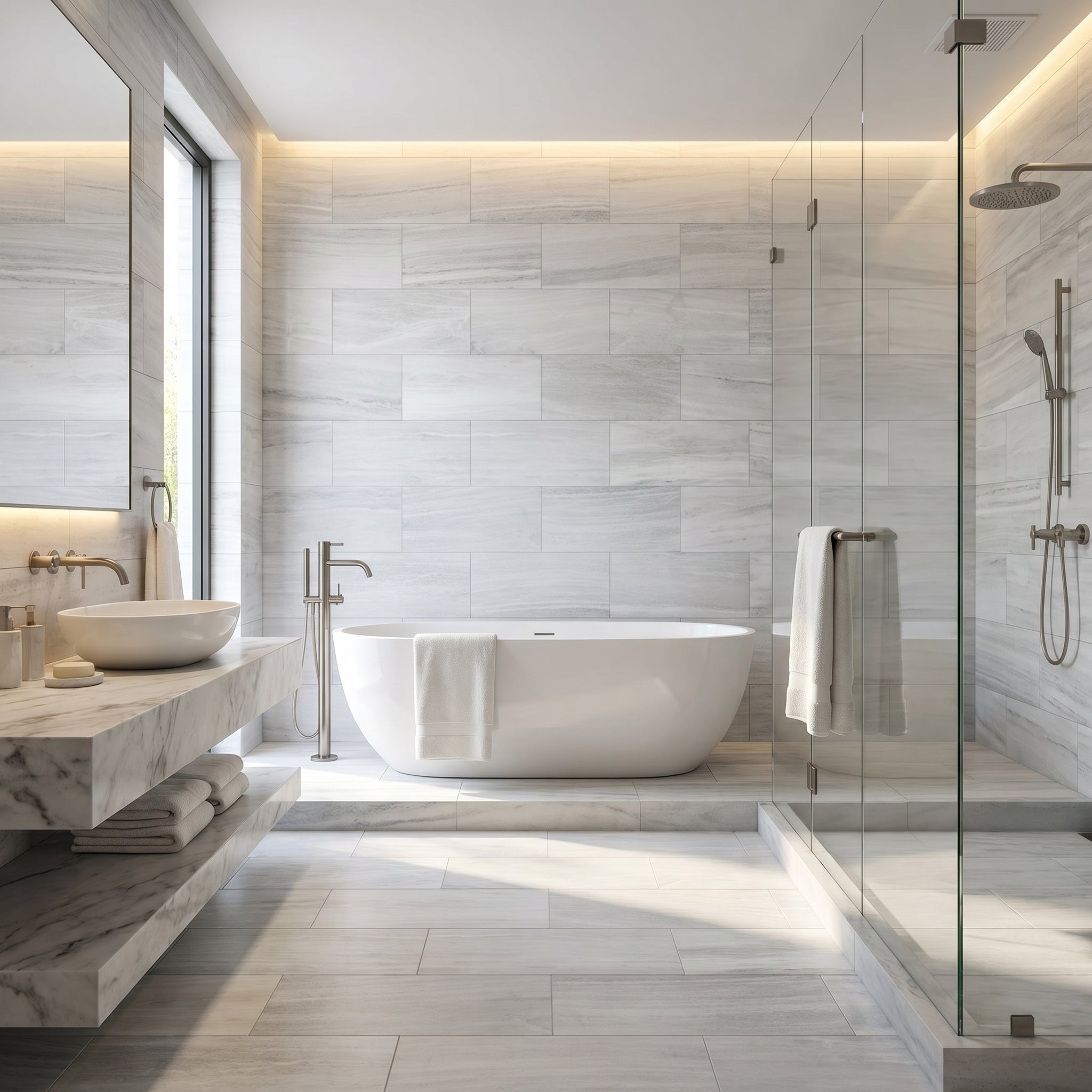 Solto White Marble Polished Floor and Wall Tile